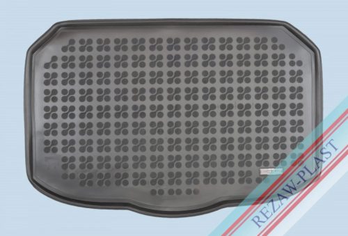 Rezaw černá guma Gumová vana do kufru NISSAN Qashqai III SUV 2021-tól (pevná podlaha)