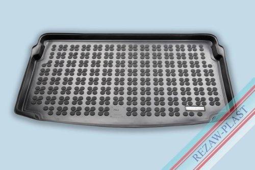 Rezaw černé guma Gumová vana do kufru VOLKSWAGEN Polo VI HB 2017 -fix podlaha (231882)