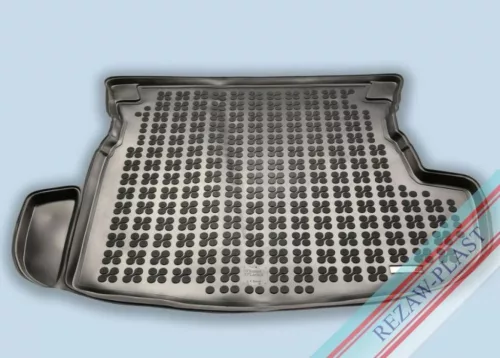 Rezaw černá guma Gumová vana do kufru MITSUBISHI OUTLANDER III SUV s rezervním kolem pod podvozkem (hluboký