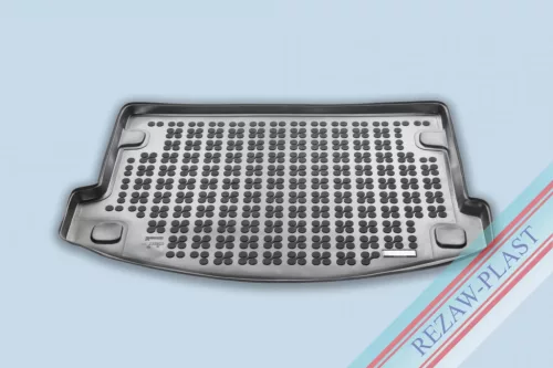 Rezaw černé guma Gumová vana do kufru Jaguar E-PACE Crossover 4x2, 4x4, 5-dveřový pohon 2017-tó