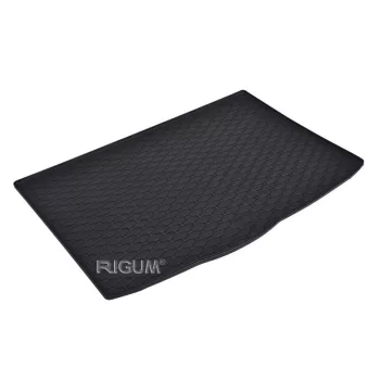   Eco černé guma Gumová vana do kufru cca 1 cm peremem Kia Stonic 2017- INTERFLOOR bez