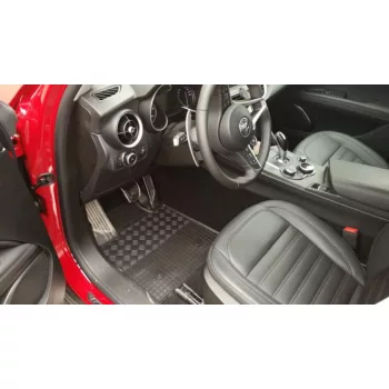   Eco přesně padnoucí Gumové autokoberce Alfa Romeo Stelvio 2017-