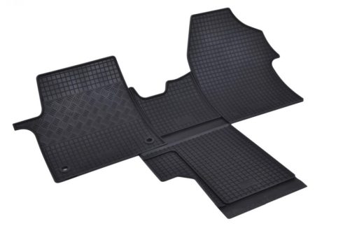 Eco přesně padnoucí gumové autokoberce TOYOTA ProAce 2016- Opel Vivaro 2019- Citroen Jumpy 2016-Peugeot Expert 2016 Csak přední! Elöl 2 üléses, műanyagpadlós változat.