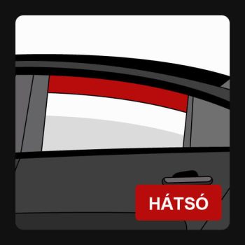   Sporty Deflektor větru vícekusový Citroen C 4 5 ajtós 2011-