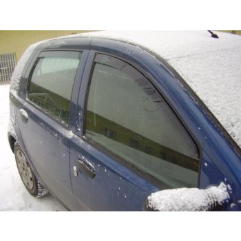   Sportovní FIAT Punto Sportovní deflektor větru sada přední+zadní na okno, 4 ks 5 1999-2009