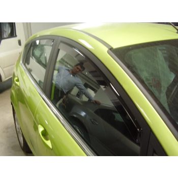   Sportovní FORD Fiesta Sportovní deflektor větru sada přední+zadní na okno, 4 ks 5 2008-2017