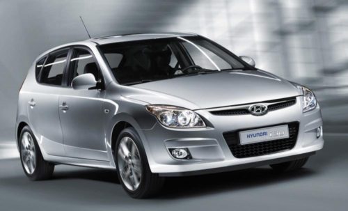 Sporty vícekusový deflektor větru Hyundai i 30 5 ajtós 2007-2012 (F1515)