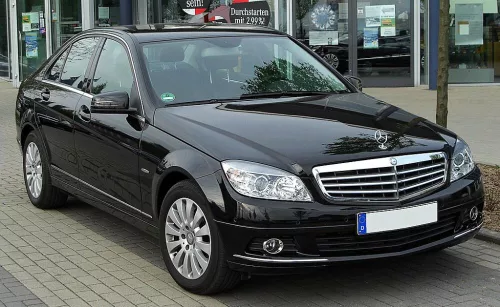 Sportovní MERCEDES C-Class Sportovní deflektor větru sada přední+zadní na okno, 4 ks 4 2007-2014