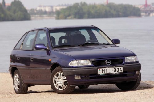 Sporty OPEL Astra F Sporty deflektor větru sada přední+zadní na okno, 4 ks 5 1994-2002