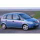 Sporty OPEL Meriva Sporty deflektor větru sada přední+zadní na okno, 4 ks 5 2003-2010