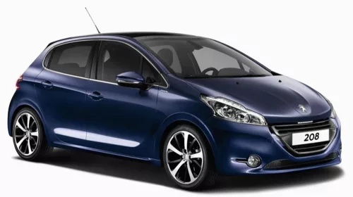 Sporty vícekusový deflektor větru Peugeot 208 5 ajtós 2013- (F1824)