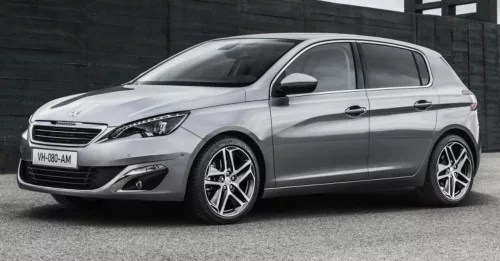 Sporty 2 vícekusový Deflektor větru PEUGEOT 308 2013-, 5-dverový