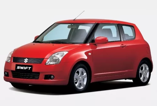 Sporty vícekusový deflektor větru Suzuki Swift 3 ajtós 2005- (F2024)