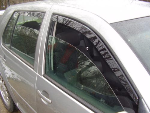 Sportovní VOLKSWAGEN Golf IV. Sportovní deflektor větru sada přední+zadní na okno, 4 ks 5 1998-2004