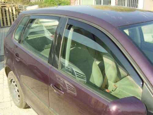 Sporty VOLKSWAGEN Polo Sporty deflektor větru sada přední+zadní na okno, 4 ks 5 2002-2009