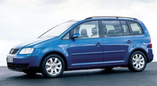 Sporty vícekusový deflektor větru Volkswagen Touran 5 ajtós 2003- (F2127)