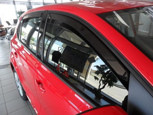 Sporty VOLKSWAGEN Polo Sporty deflektor větru sada přední+zadní na okno, 4 ks 5 2009-2017