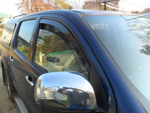 Sportovní TOYOTA Hilux Sportovní deflektor větru sada přední+zadní na okno, 4 ks 4 2005-2015