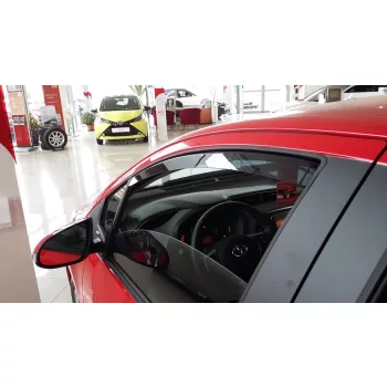   Sporty 2 vícekusový Deflektor větru TOYOTA Yaris 2011-2020, 5-dverový
