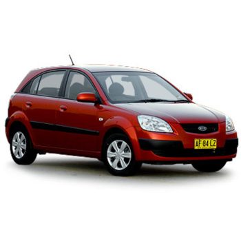   Sporty vícekusový deflektor větru Kia Rio 5 ajtós 2005- (F3608)