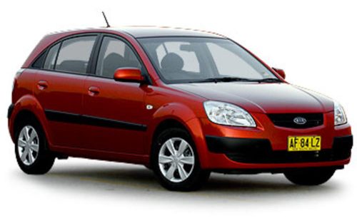 Sporty vícekusový deflektor větru Kia Rio 5 ajtós 2005- (F3608)