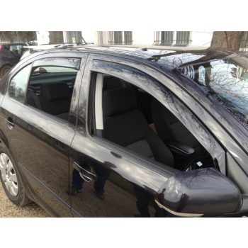   Szatuna SKODA Octavia II Szatuna deflektor větru sada přední+zadní na okno, 4 ks 4 2004-2012