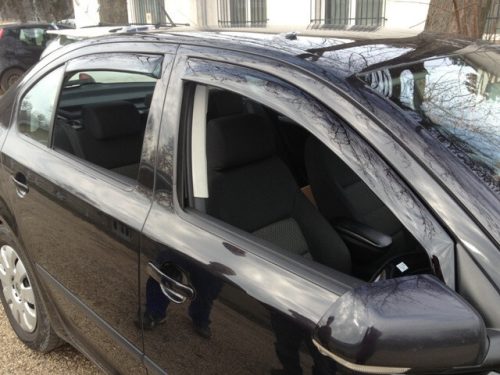 Szatuna SKODA Octavia II Szatuna deflektor větru sada přední+zadní na okno, 4 ks 4 2004-2012