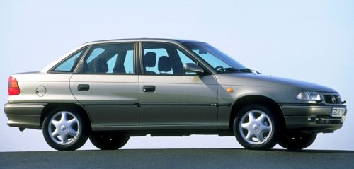 Szatuna OPEL Astra F Szatuna Deflektor větru sada přední+zadní na okno, 4 ks 4 1994-2002