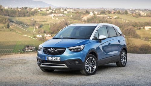 Szatuna OPEL Crossland X Szatuna Deflektor větru sada přední+zadní na okno, 4 ks 5 2017-