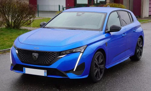 Szatuna PEUGEOT 308 Szatuna Sada deflektorů větru přední+zadní na okno, 4 ks 5 2022-