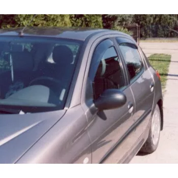   Szatuna PEUGEOT 206 Szatuna Sada deflektorů větru přední+zadní na okno, 4 ks 5 1998-2010