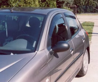 Szatuna PEUGEOT 206 Szatuna Sada deflektorů větru přední+zadní na okno, 4 ks 5 1998-2010