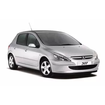   Szatuna PEUGEOT 307 Szatuna Sada deflektorů větru přední+zadní na okno, 4 ks 5 2001-2008
