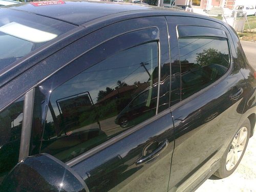 Szatuna PEUGEOT 308 Szatuna Sada deflektorů větru přední+zadní na okno, 4 ks 5 2007-2013