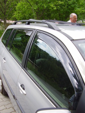 Szatuna RENAULT Megane Szatuna Deflektor větru sada přední+zadní na okno, 4 ks 5 2003-2009