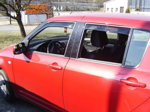 Szatuna Suzuki Swift Szatuna Sada deflektorů větru přední+zadní na okno, 4 ks 5 2005-2010