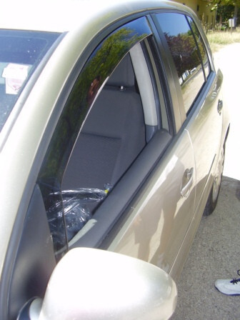 Szatuna VOLKSWAGEN Golf V. Szatuna Sada deflektorů větru přední+zadní na okno, 4 ks 5 2004-2008