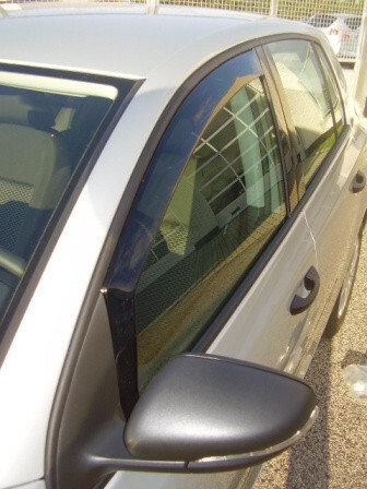 Szatuna VOLKSWAGEN Golf VI. Szatuna Sada deflektorů větru přední+zadní na okno, 4 ks 5 2008-2013