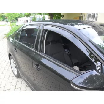   Szatuna VOLKSWAGEN Jetta Szatuna Sada deflektorů větru přední+zadní na okno, 4 ks 4 2012-