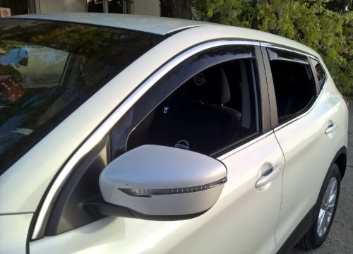 Szatuna NISSAN Qashqai Szatuna Deflektor větru sada přední+zadní na okno, 4 ks 5 2014-2021