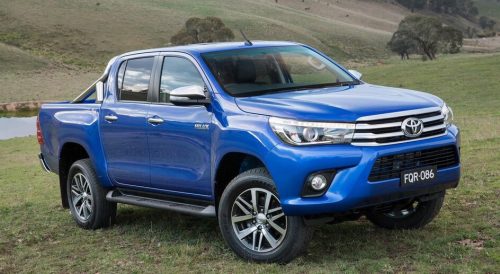 Szatuna TOYOTA Hilux Szatuna Deflektor větru sada přední+zadní na okno, 4 ks 4 2016-