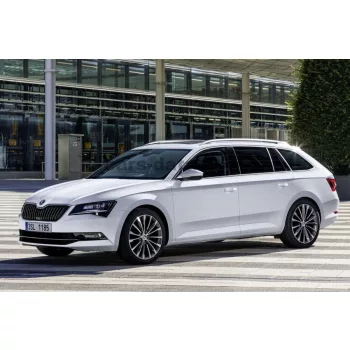   Szatuna Škoda Superb Szatuna ofuky oken sada přední+zadní na okna, 4 ks 5 2015-