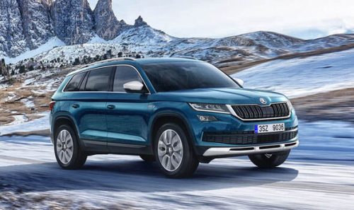 Szatuna SKODA Kodiaq Deflektor větru sada přední+zadní na okno, 4 ks 5 2017-