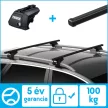 Thule SquareBar new černé ocel se střešními ližinami Střešní nosič (7104 712400)